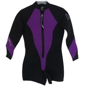 O'Neill Black and Purple Wetsuit